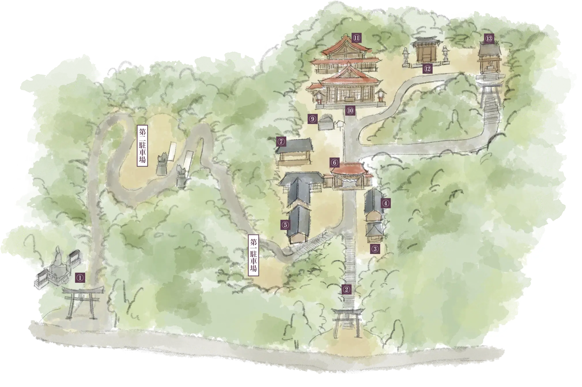 境内マップ